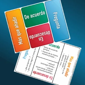 Agree/Disagree Cards Class Set for 30 Students (En Espaรฑol)